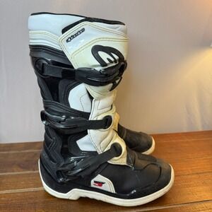 Alpinestars Tech 3S Youth Motocross Boots Black White S 5 US EUR 38 Riding Gear